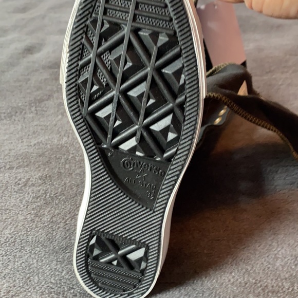 Converse Rare metallic to the knee lace up /zipper.  No longer knew with tags. - Picture 2 of 7